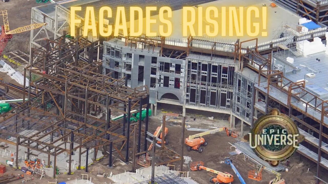 Wizarding World Facades RISING! | Epic Universe | Universal Orlando Resort!