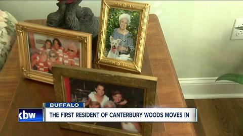 First resident of Canterbury Woods moves in