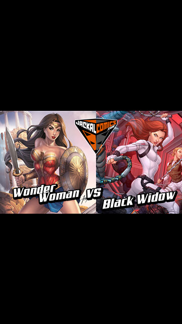 WONDER WOMAN Vs. BLACK WIDOW - Marvel vs. DC - Who Would Win In A Fight? - Comic Book Battles.