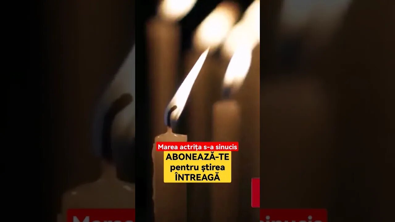 Marea actriță s-a sinucis - 1