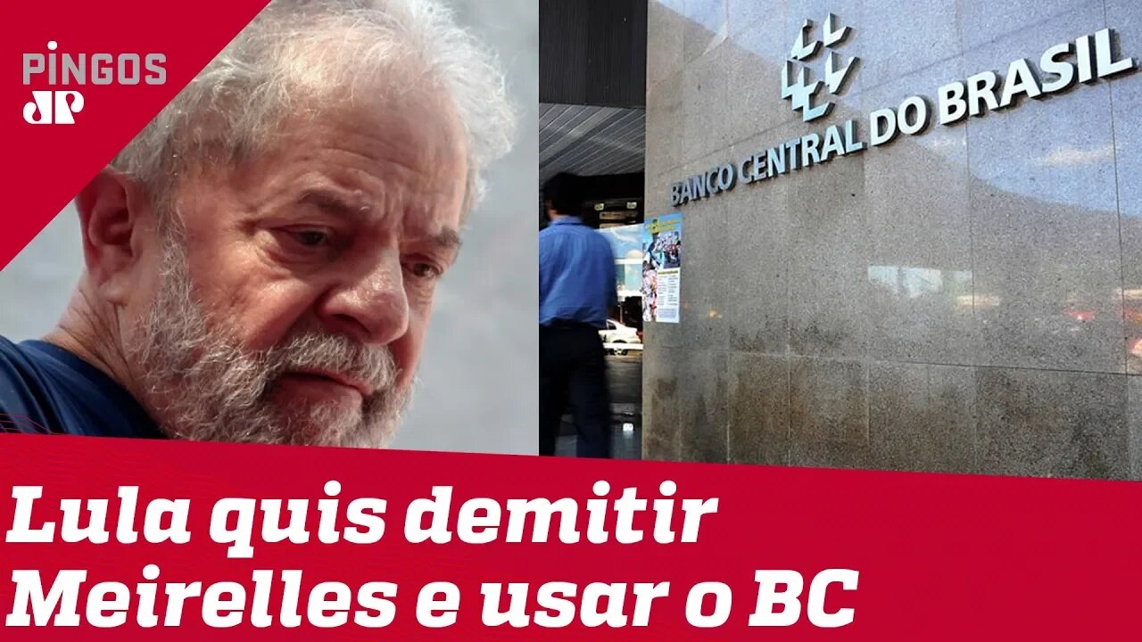 Lula quis usar Banco Central para financiar PT, diz Palocci