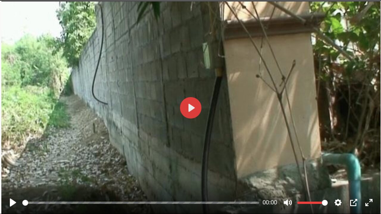 I'VE BEEN DIGGING TO BACKFILL MY WALL FOR ABOUT 33 DAYS