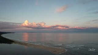 Sunset Winter 25 June 2021 a drone video