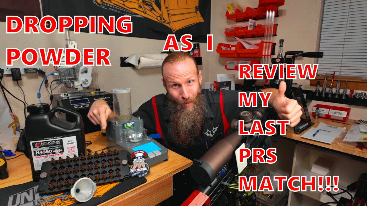 5th PRS Match Review While Prepping Powder!