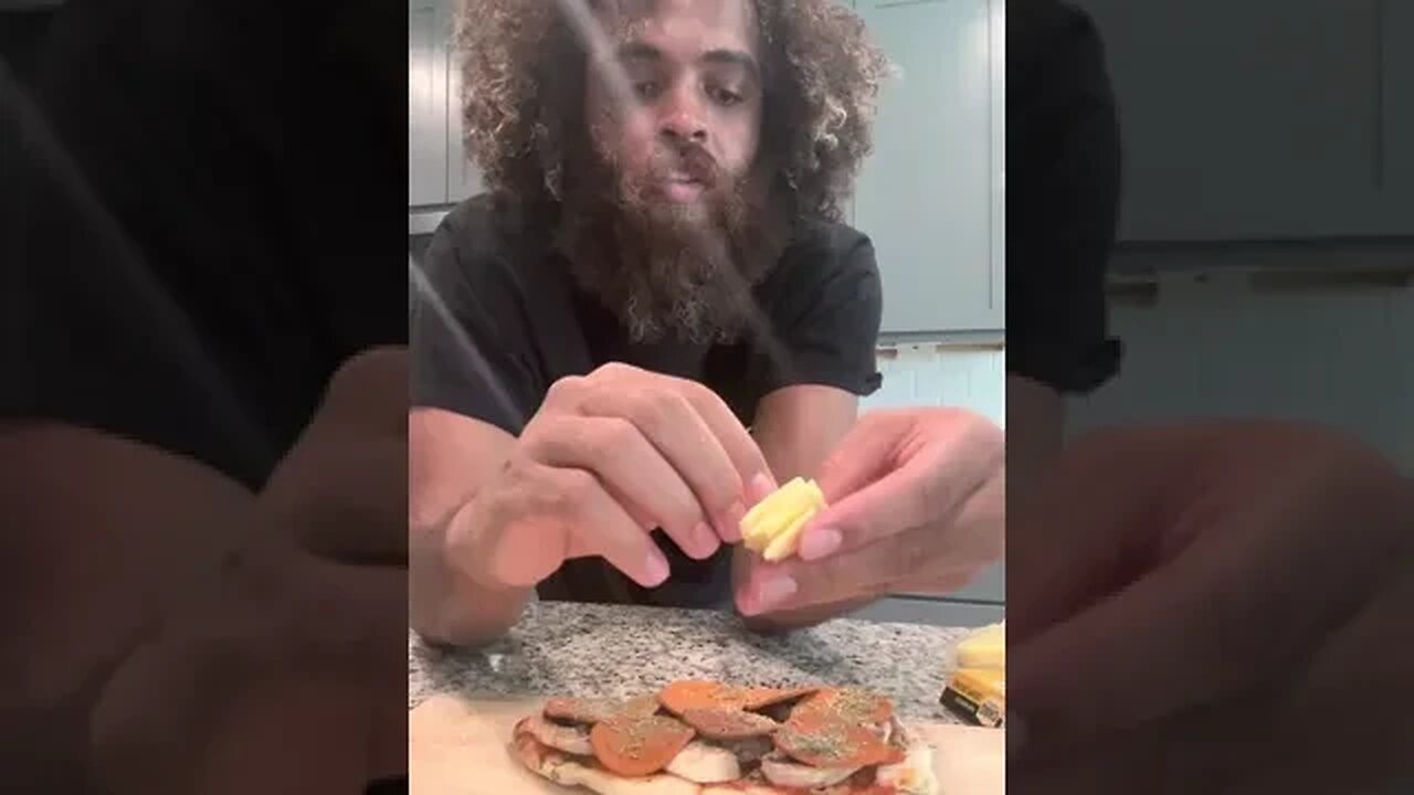 Making Naan Bread Plant Based Pizza Live with Rock Mercury