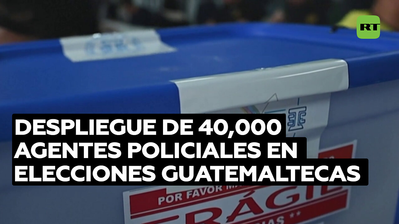 Expectativa y seguridad en elecciones presidenciales de Guatemala