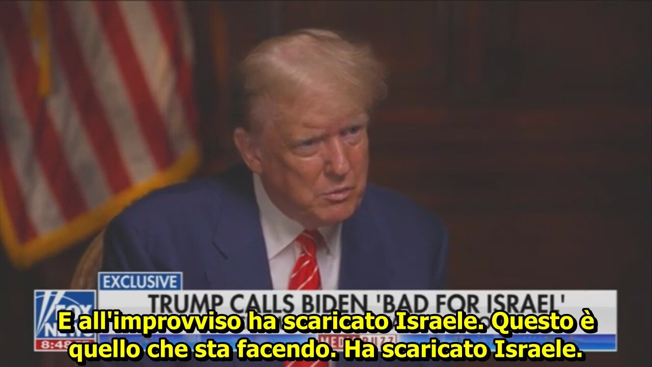 Trump accusa Biden di abbandonare Israele