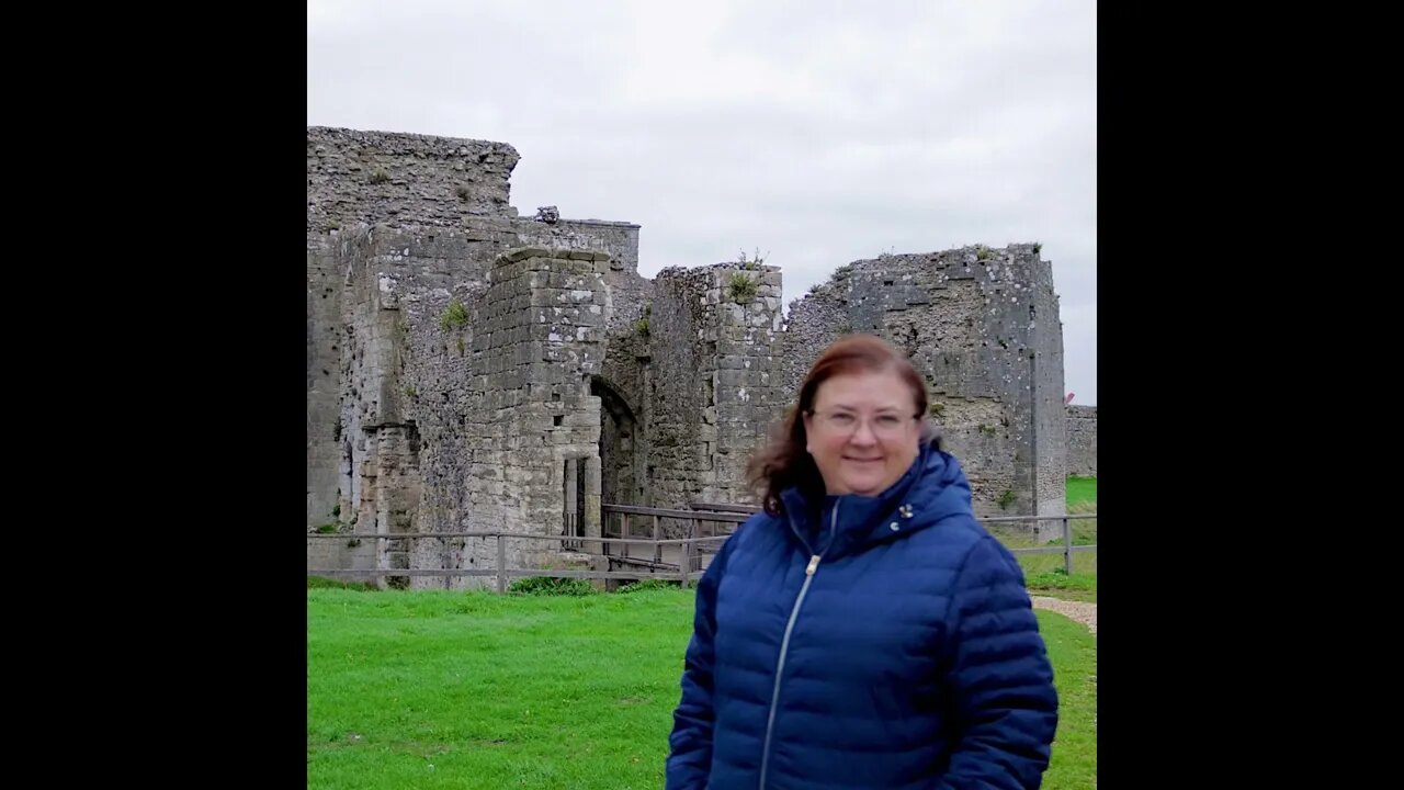 The historic roman castle at Portchester.