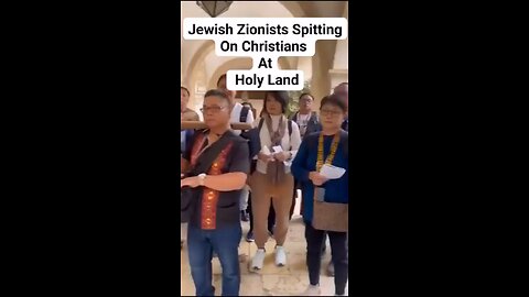 oh just Christians getting Spit On by Israelis