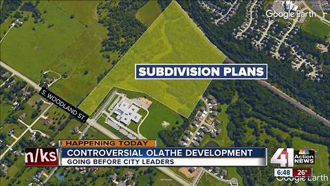 Olathe city council weighs 'Woodland Hills' home development proposal