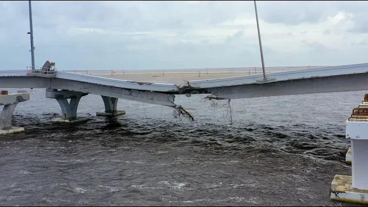 Hurricane Sally bridge crusher !