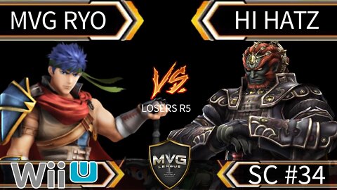 MVG Ryo (Ike) vs Hi Hatz (Game & Watch & Ganondorf) - SSB4 Losers R5 - Smash Wii U