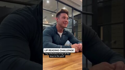 Lip reading challenge part one 🎧😂 #shorts