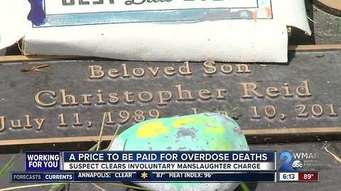 A PRICE TO BE PAID FOR OVERDOSE DEATHS
