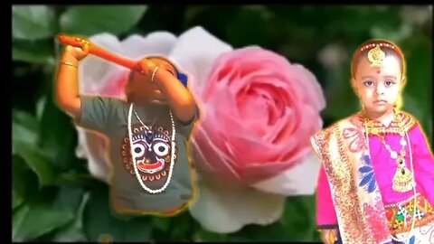 ll জন্মাষ্টমী উপলক্ষে দেবস্মিতার বিশেষ সাজ রাধা ও ছোট্ট কৃষ্ণ ll