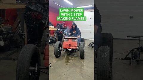 2 step on the lawn mower build. it's insane