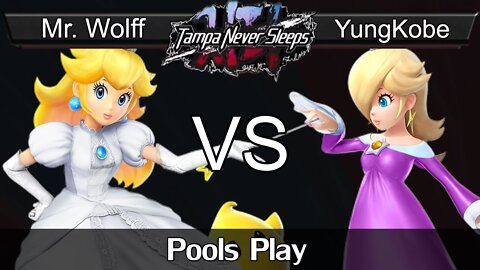 Mr. Wolff (Peach) vs. YungKobe (Rosalina) - Pools Play - TNS 6