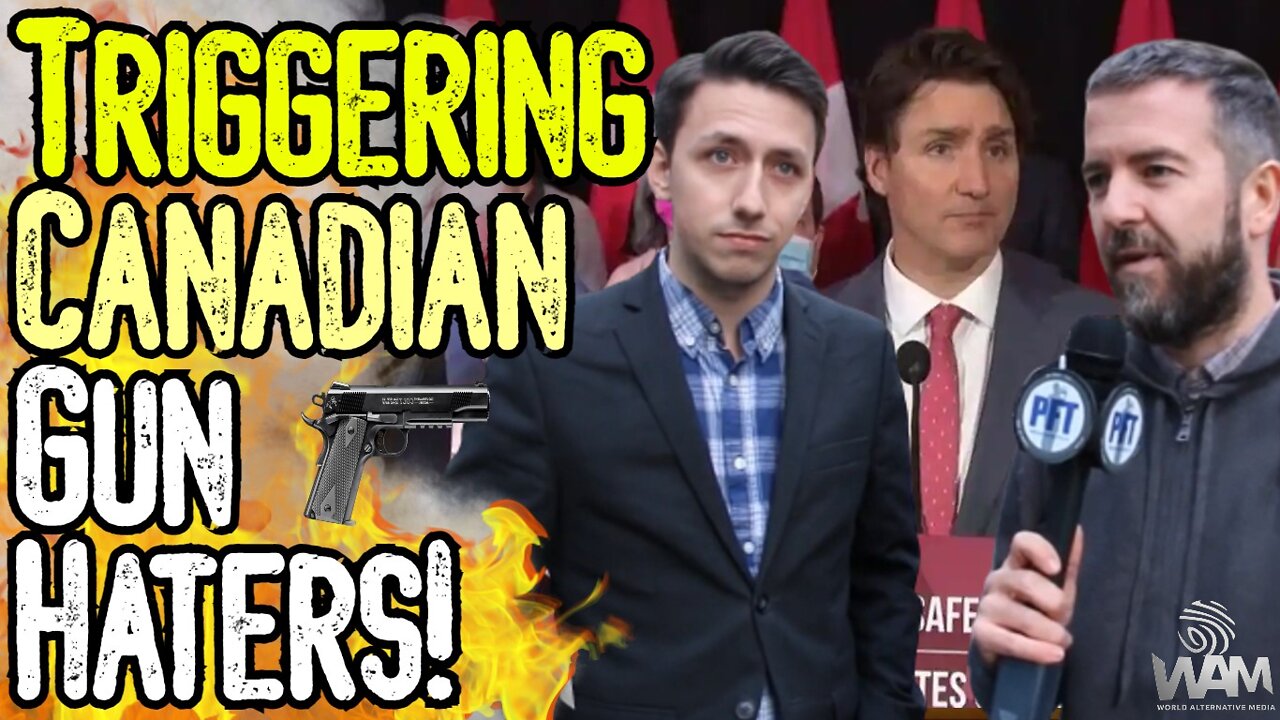 HOW TO Trigger Gun Haters In Canada! - FLASHBACK - Canadians LOVE Their Enslavement! - WE GRILL THEM