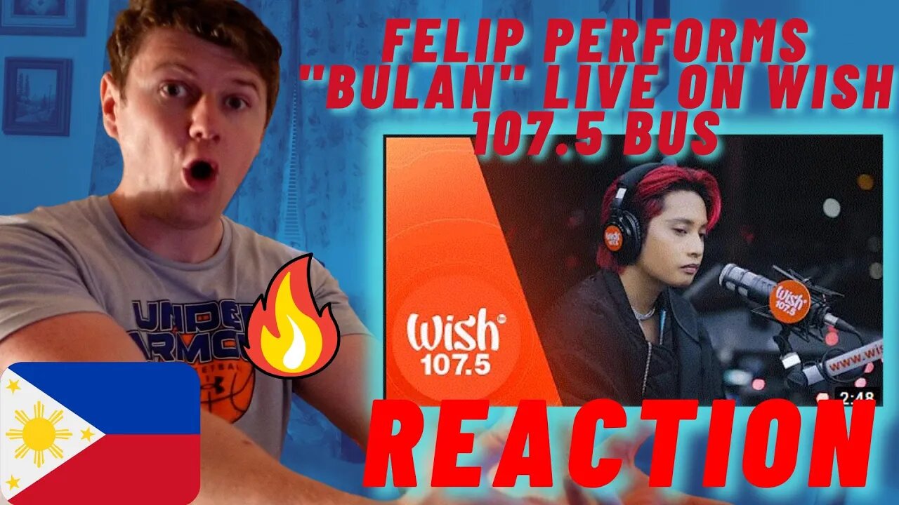 🇵🇭FELIP performs "Bulan" LIVE on Wish 107.5 Bus ((IRISH GUY REACTION!!))