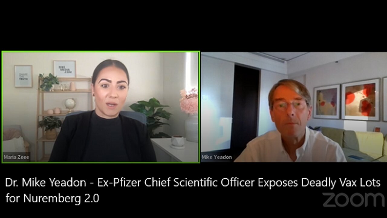 Dr. Mike Yeadon - Ex-Pfizer Chief Scientific Officer Exposes Deadly Vax Lots for Nuremberg 2.0