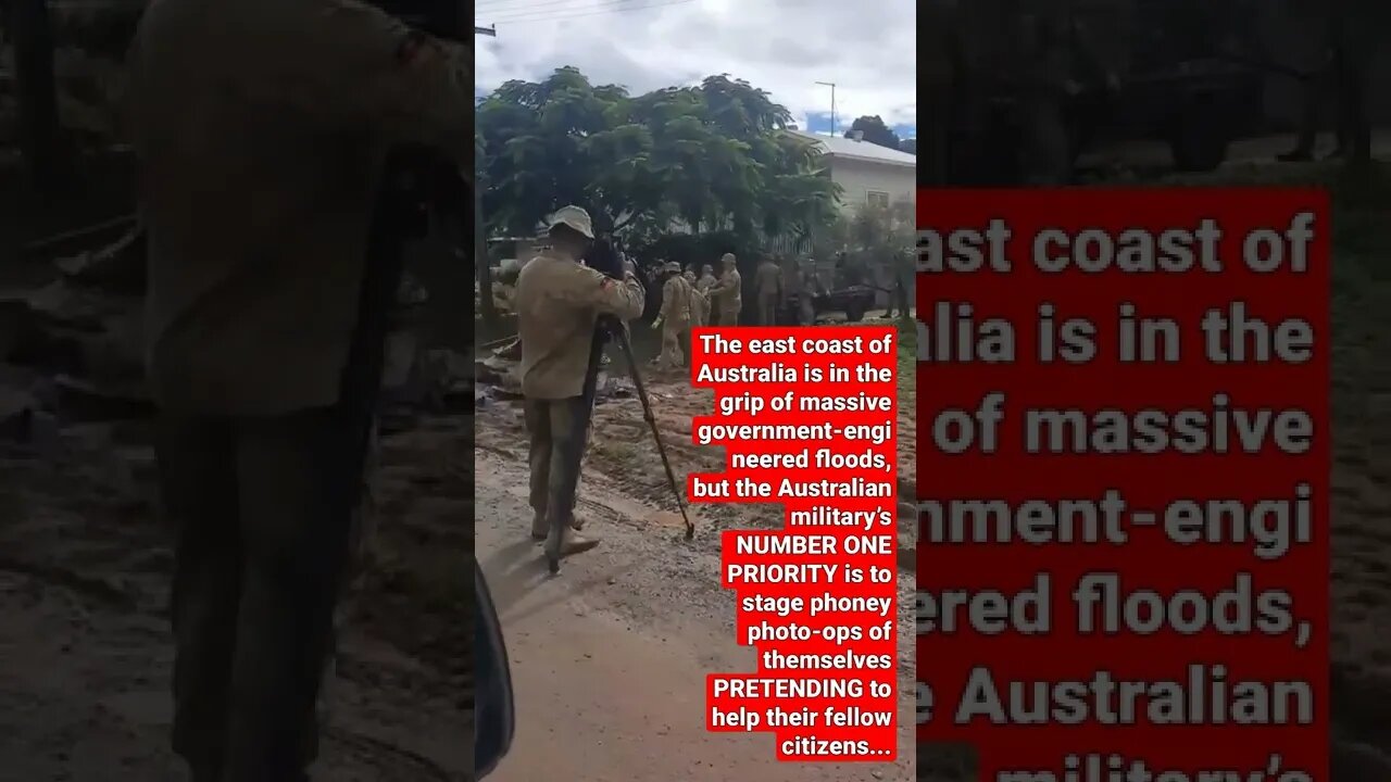 Aussie army doing fake photo-ops