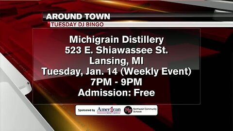 Around Town - Tuesday DJ Bingo at Michi-Grain Distillery