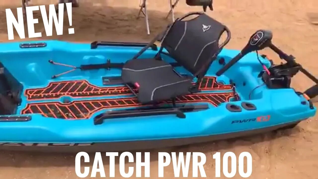 PELICAN CATCH PWR 100 - trolling motor or gas outboard kayak!