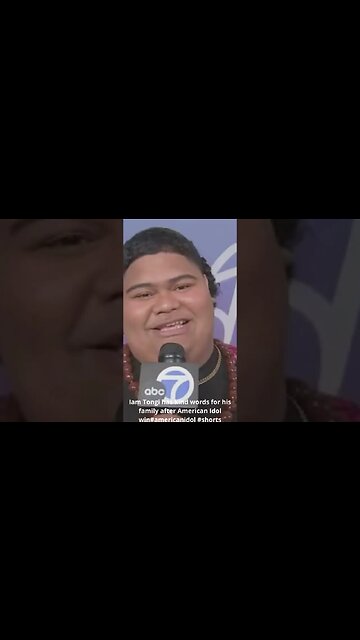 Iam Tongi has kind words for his family after American Idol win#americanidol #shorts