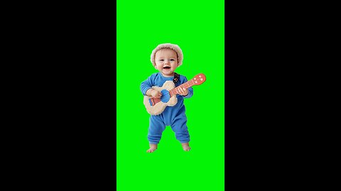 Baby Singing I Love You Mommy | Green Screen