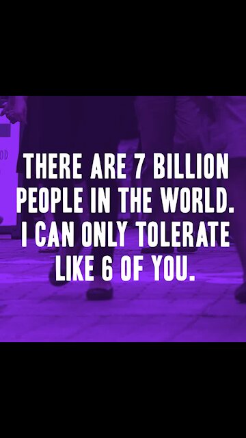 There are 7 billion people... [GMG Originals]