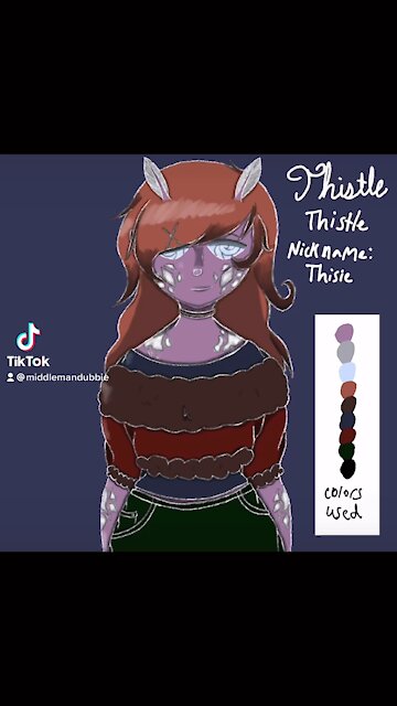 Thistle the Dragon fairy