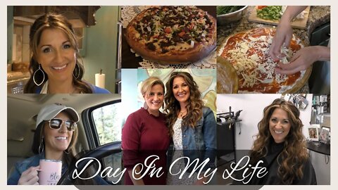 Day In My Life🌼Getting My Hair Done🌼Homemade Pizza🌼