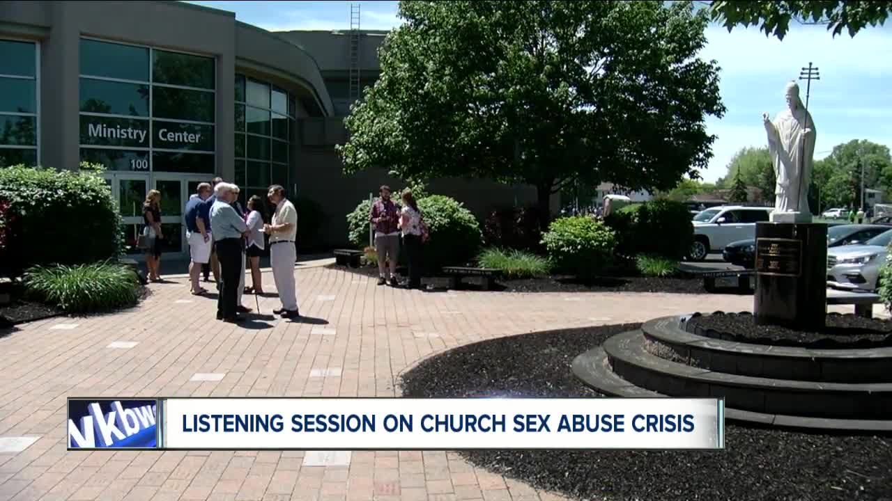 Bishop Malone holds first of seven victim listening sessions
