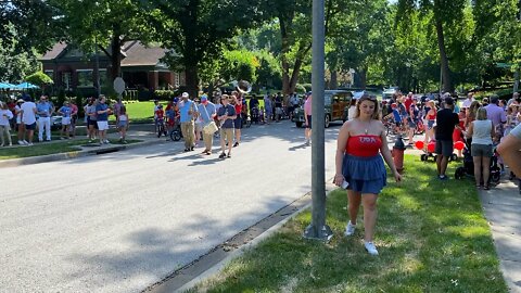 Neighborhood parade today.