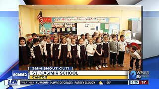 Good morning from St. Casimir School!