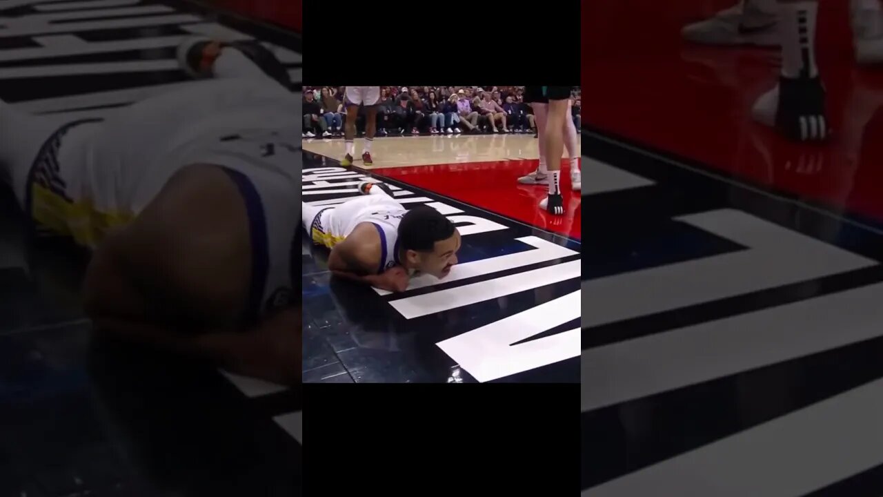 Jordan Poole's SCARY Fall Ends In NAP -- What Happened??