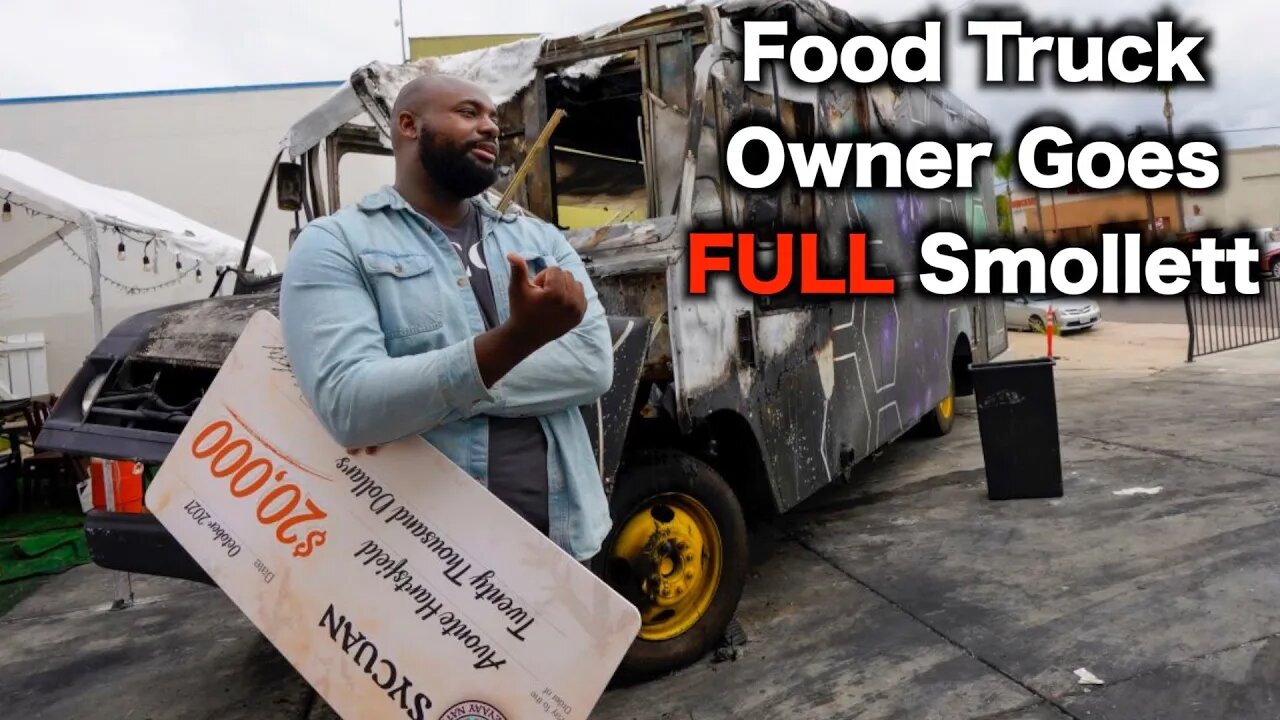 Food Truck Owner Pulls A Jussie Smollett