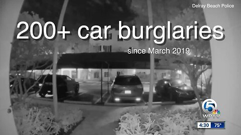 Police: 200 vehicle burglaries in Delray Beach since March