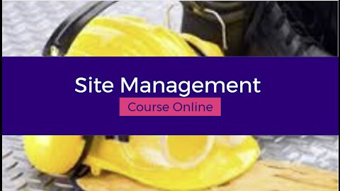 Site Management Course Online