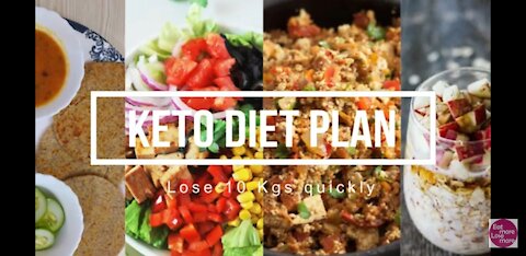 The Keto Diet Plan for Weight loss/That can transform your Body.