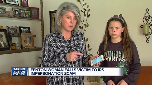 Fenton woman falls victim to IRS impersonation scam