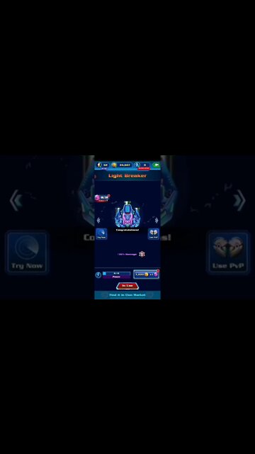 GALAXY ATTACK ALIEN SHOOTER - Space Ship Capability - Light Breaker 170 crystals