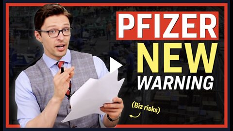 Pfizer Quietly Adds Warning That ‘Unfavorable Clinical or Safety Data’ May Impact Business !