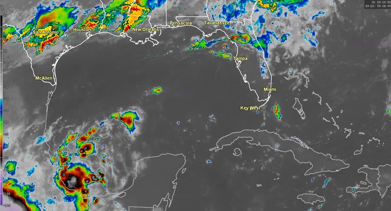 Tropical Disturbance in the Gulf
