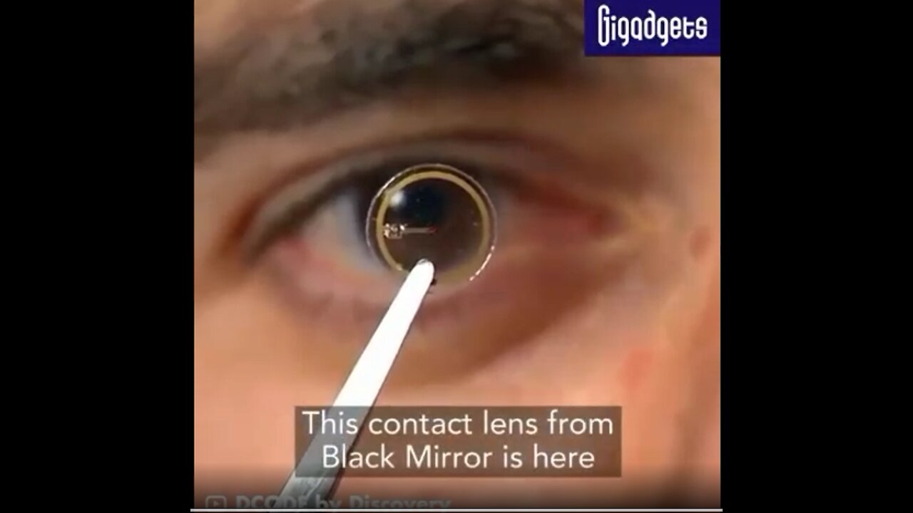 The Contact Lens From Black Mirror Is Here!!!