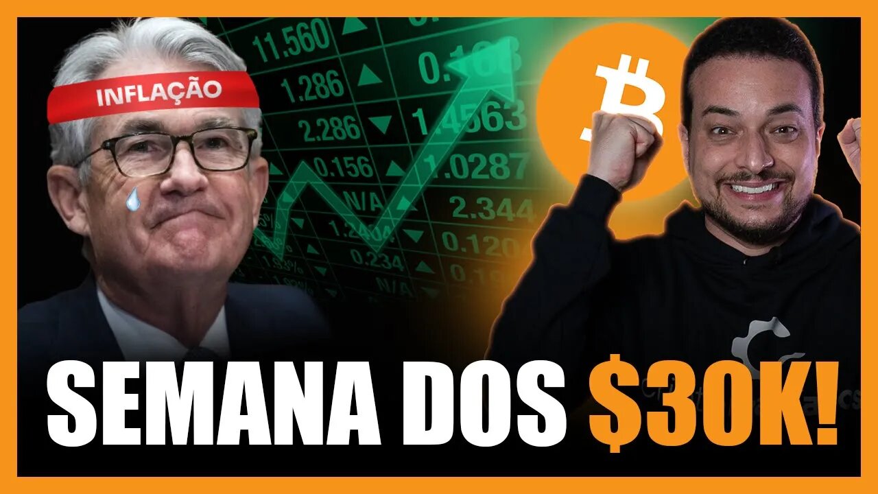 BITCOIN VAI ROMPER OS $30K NESSA SEMANA ⚠️