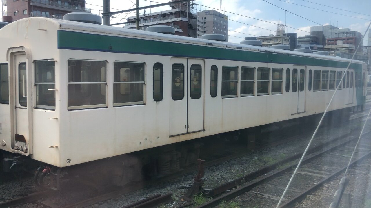 Train arrives at Takasaki station in Japan