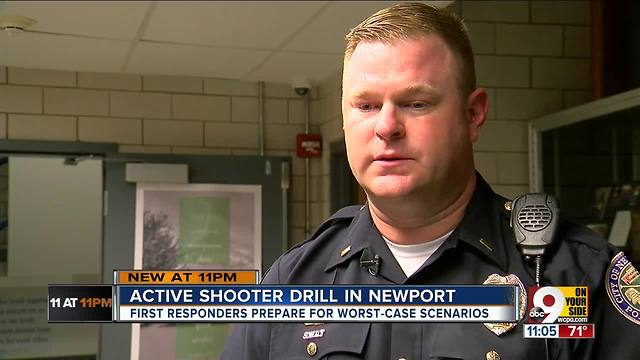 Newport Central Catholic hosts active shooter drill