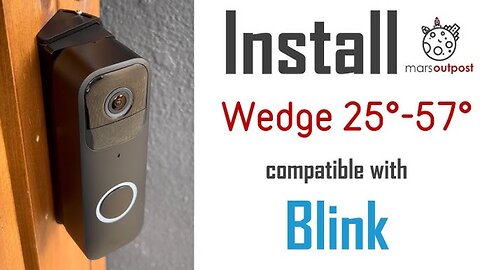 Blink Video Doorbell Wedge Mount