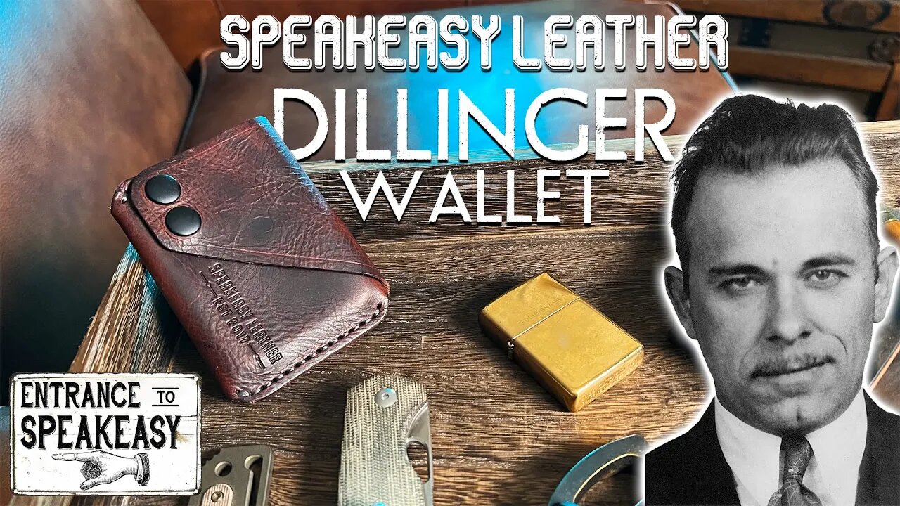 (GAW) My NEW FAVORITE wallet from Speakeasy Leather: The Dillinger Minimalist Wallet! (EDC)